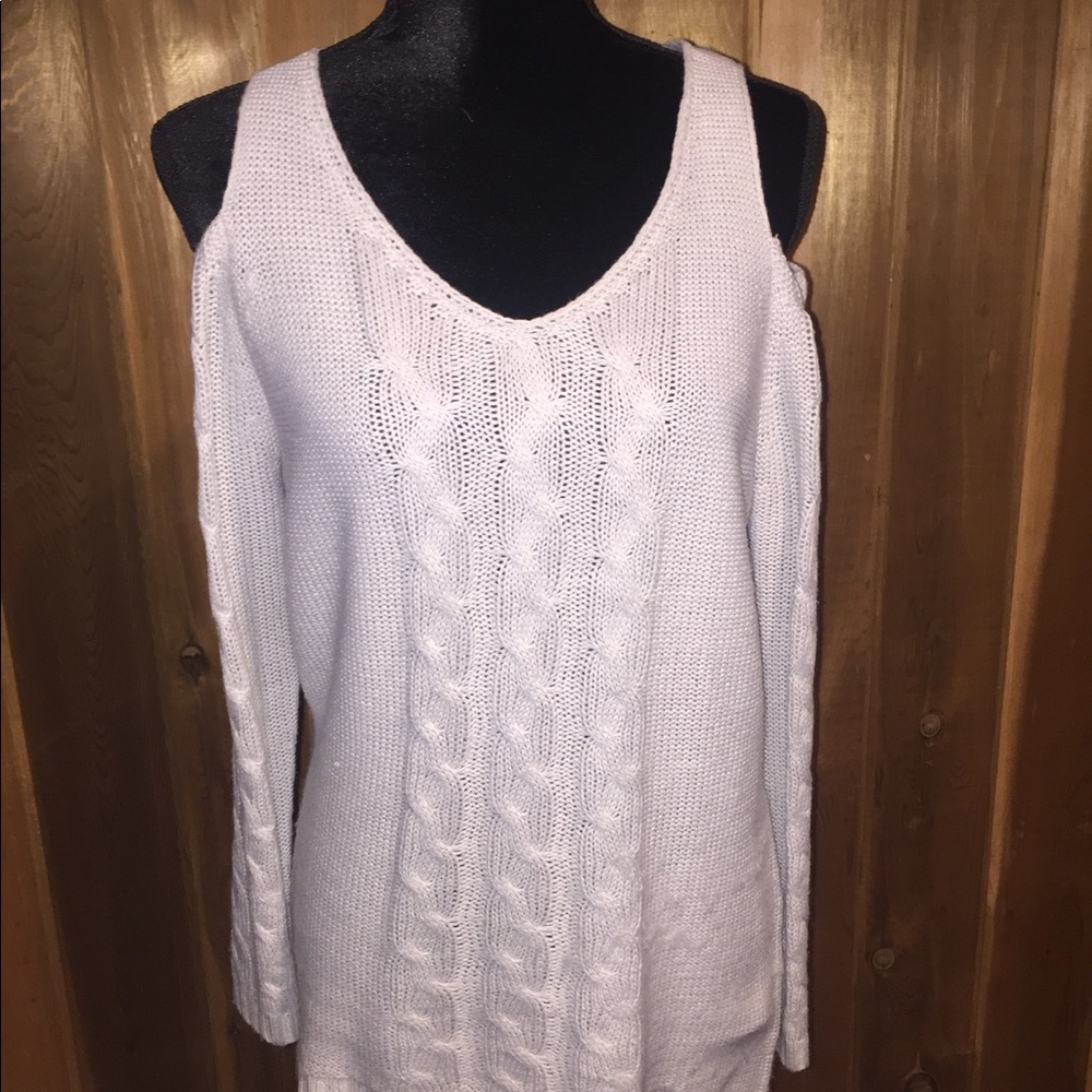 Open Shoulder Sweater